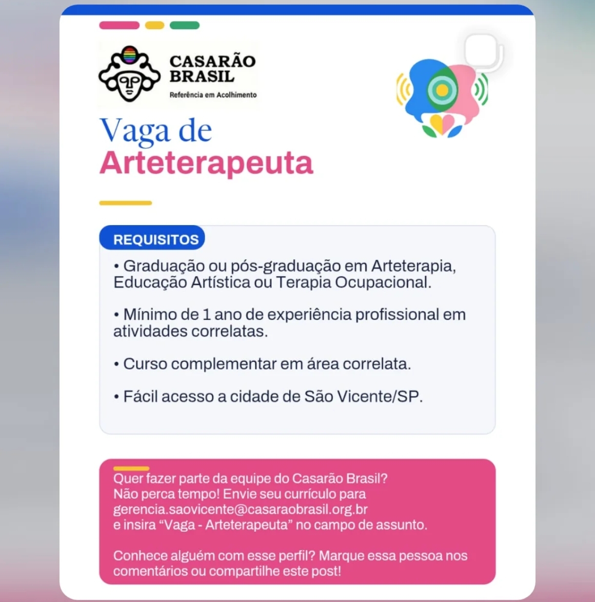 Vagas 22/10/2026 Baixada Santista