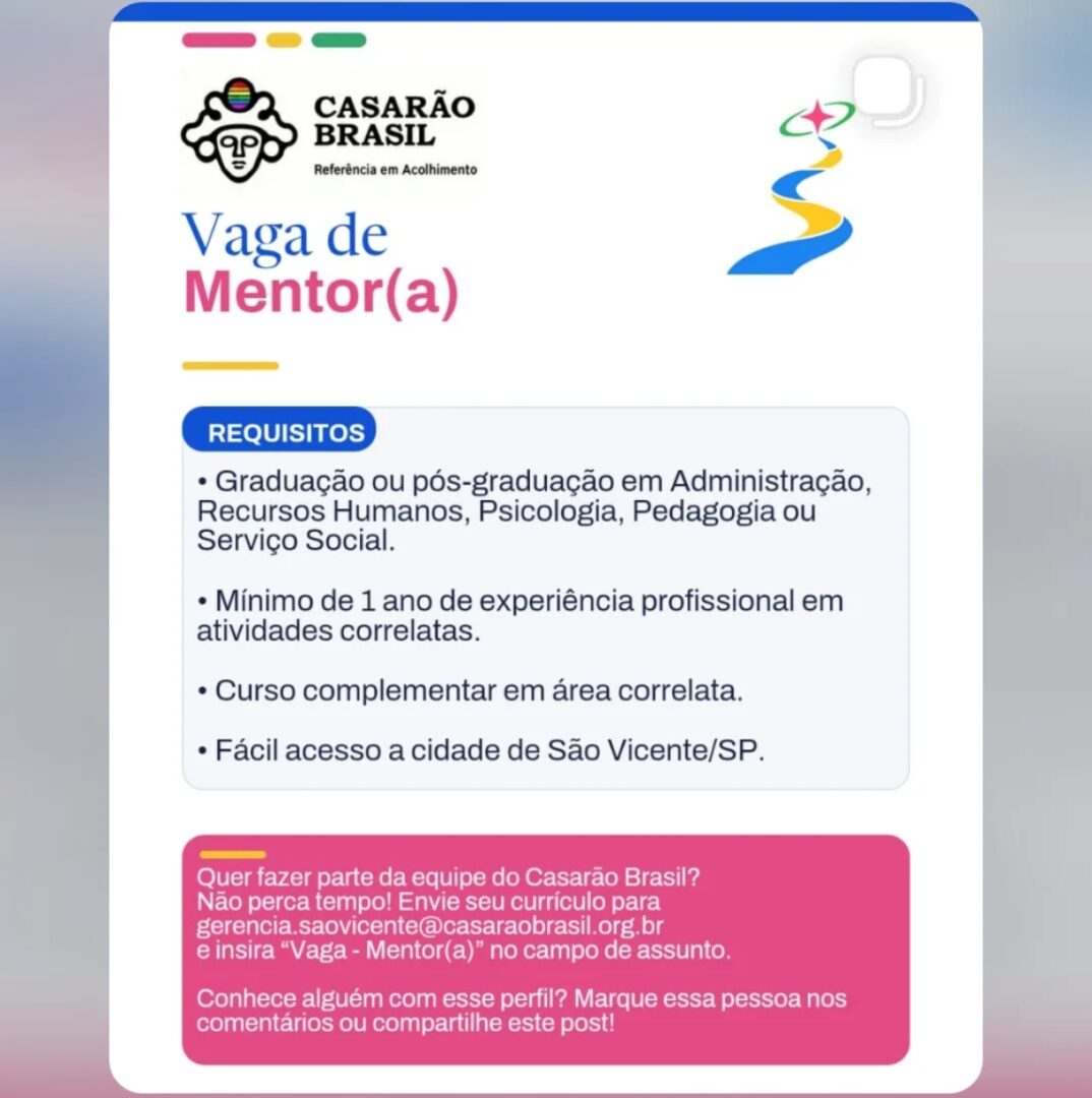 Vagas 22/10/2026 Baixada Santista