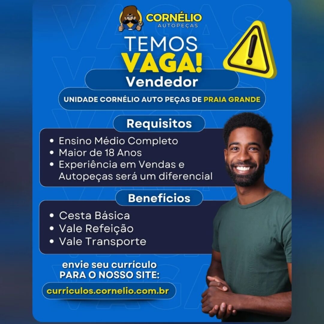 Vagas 22/10/2026 Baixada Santista