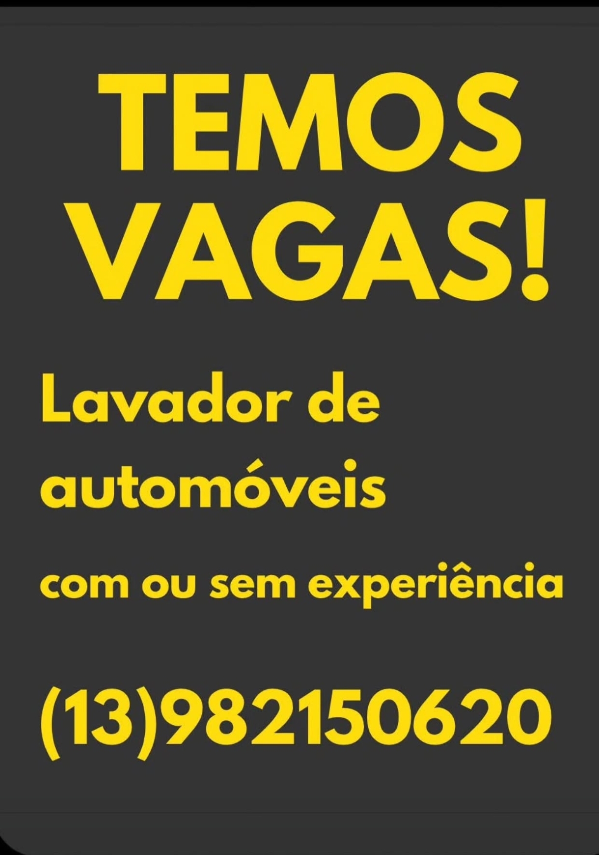 Vagas 22/10/2026 Baixada Santista