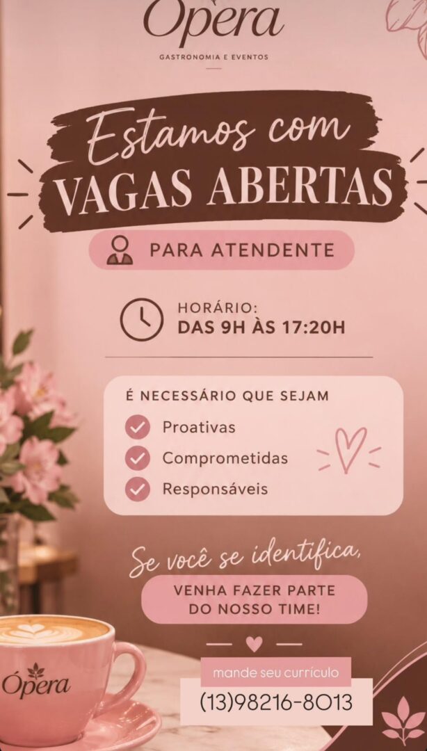 Vagas 22/10/2026 Baixada Santista