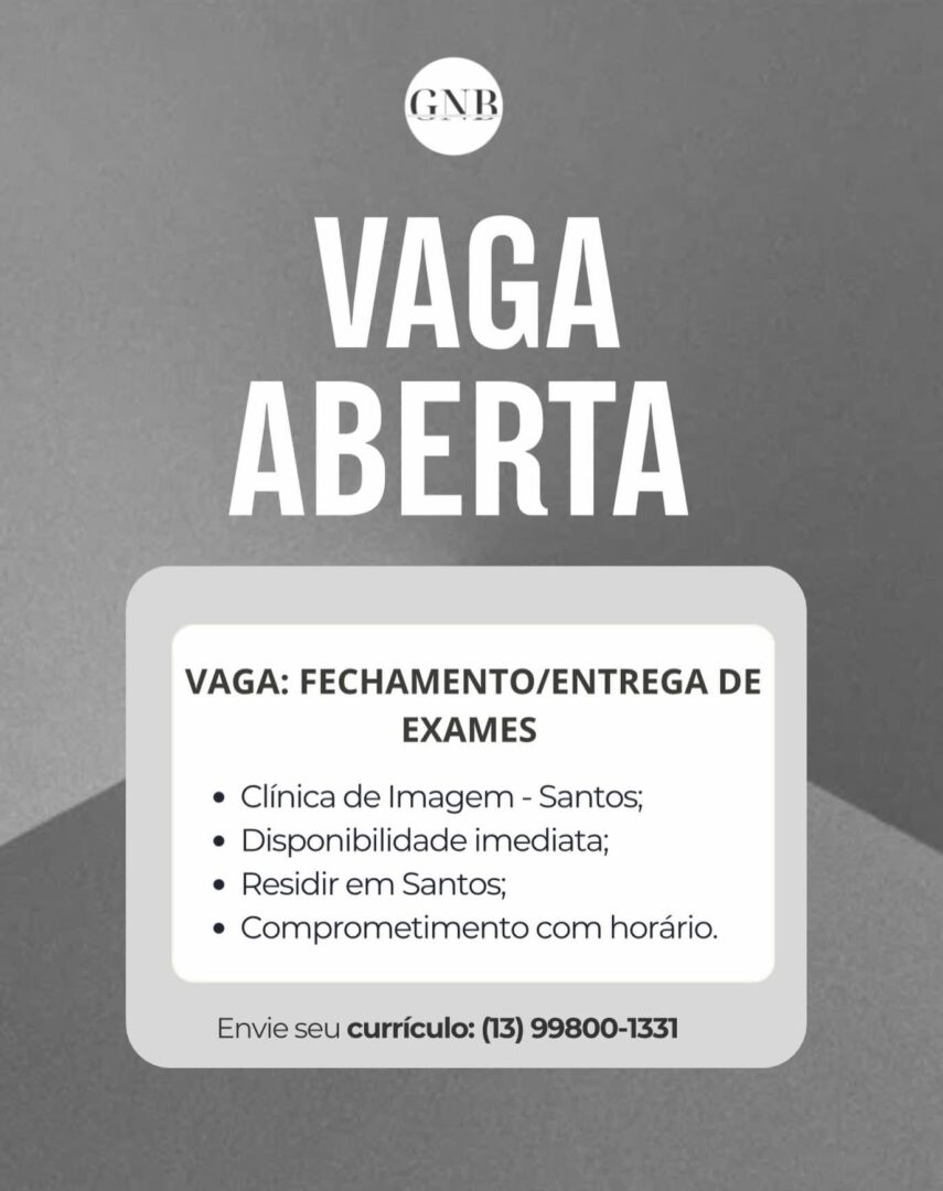 Vagas 23/10/2026 Baixada Santista