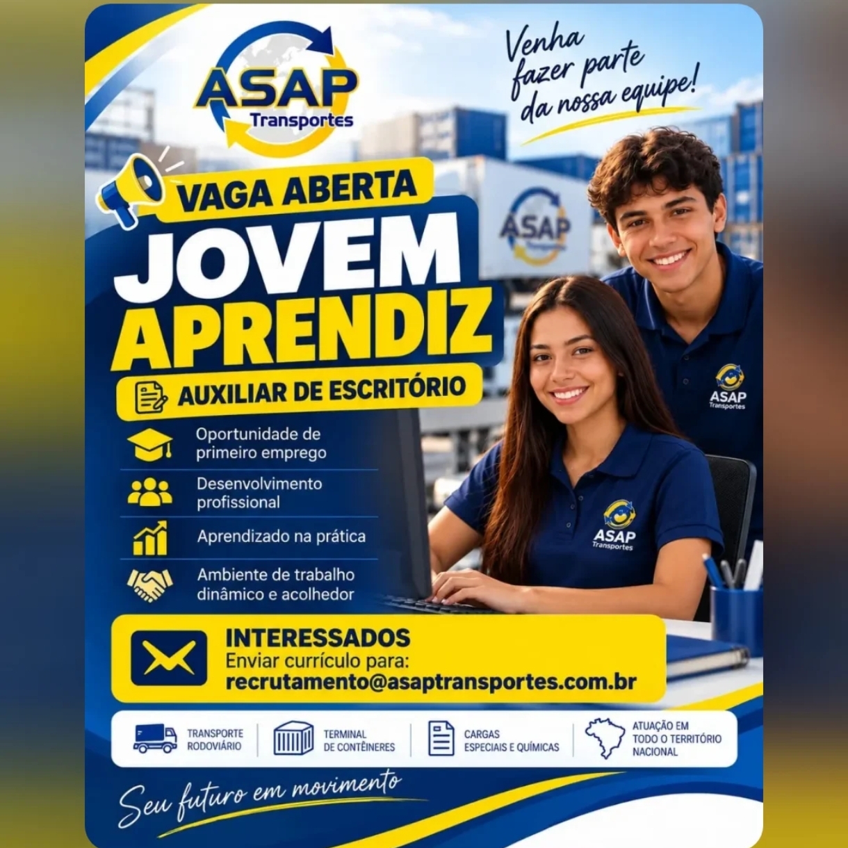 Vagas 25/10/2026 Baixada Santista