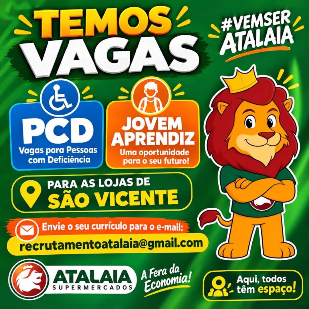 Vagas 26/10/2026 Baixada Santista