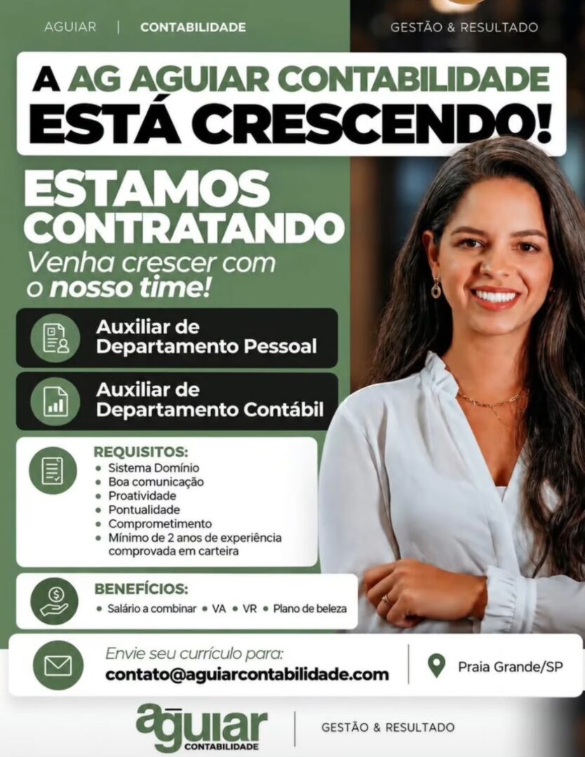 Vagas 27/10/2026 Baixada Santista