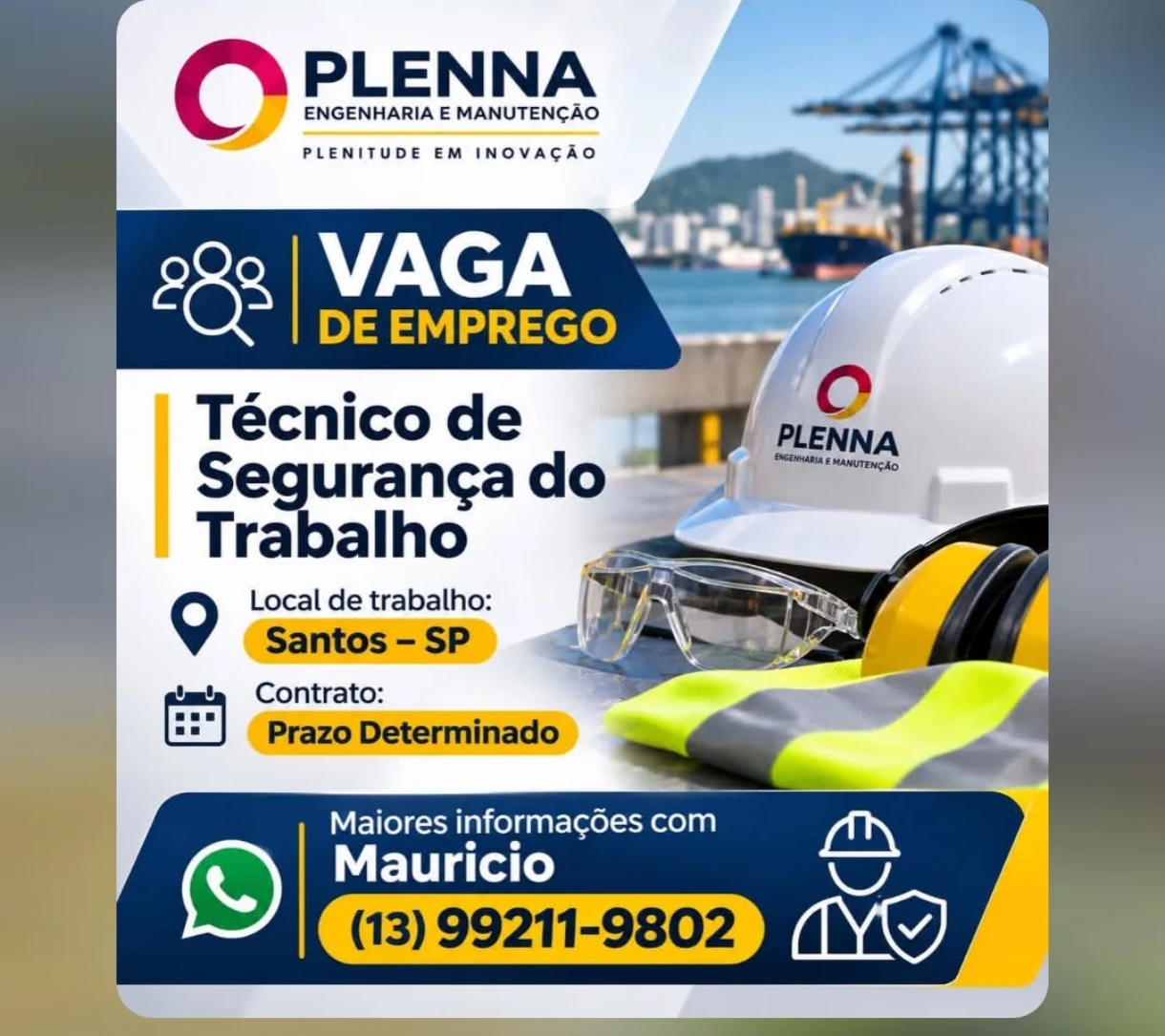 Vagas 28/10/2026 Baixada Santista