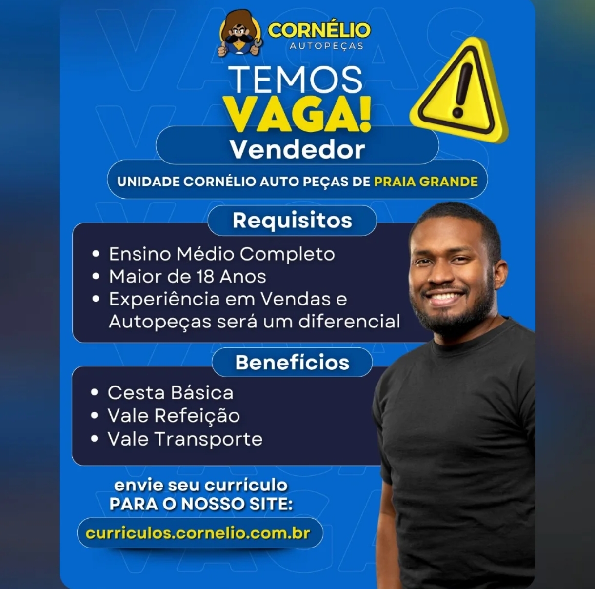 Vagas 28/10/2026 Baixada Santista