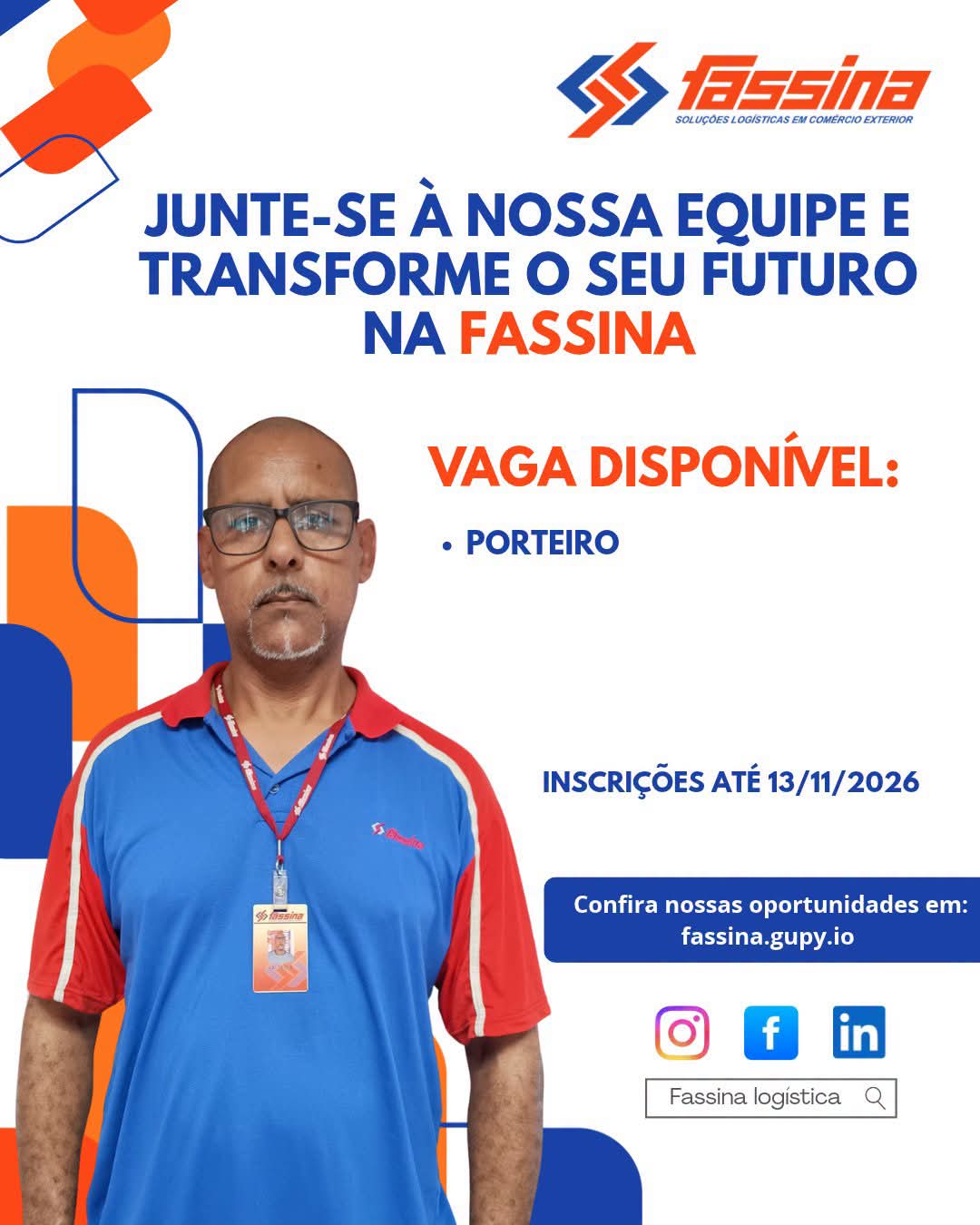Vagas 29/10/2026 Baixada Santista