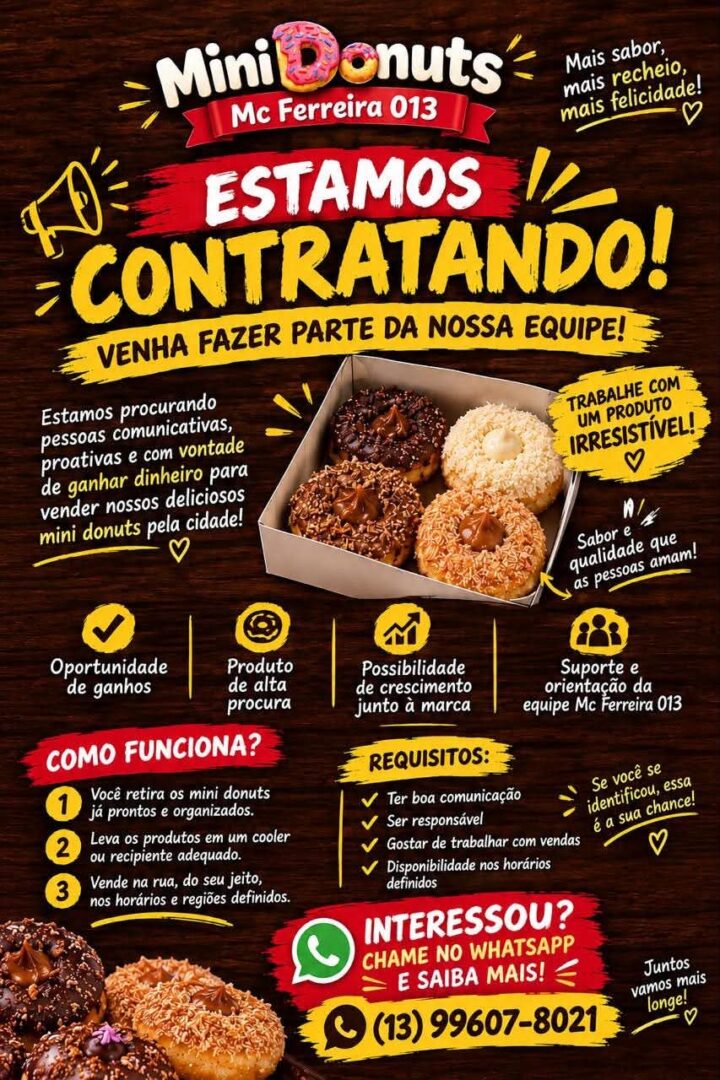 Vagas 29/10/2026 Baixada Santista