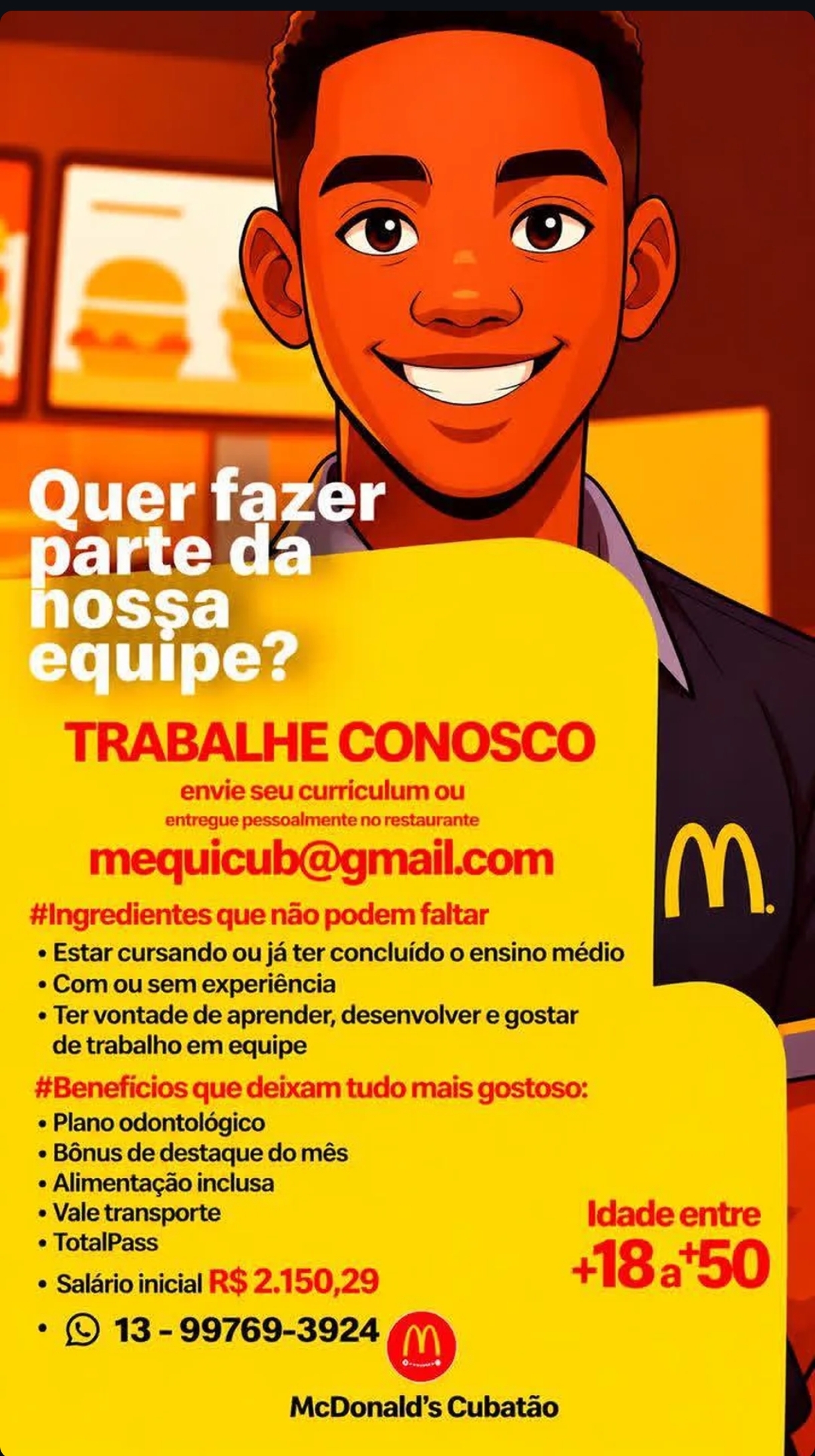 Vagas 29/10/2026 Baixada Santista