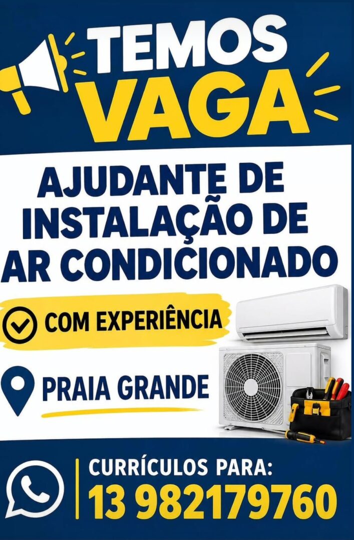 Vagas 29/10/2026 Baixada Santista