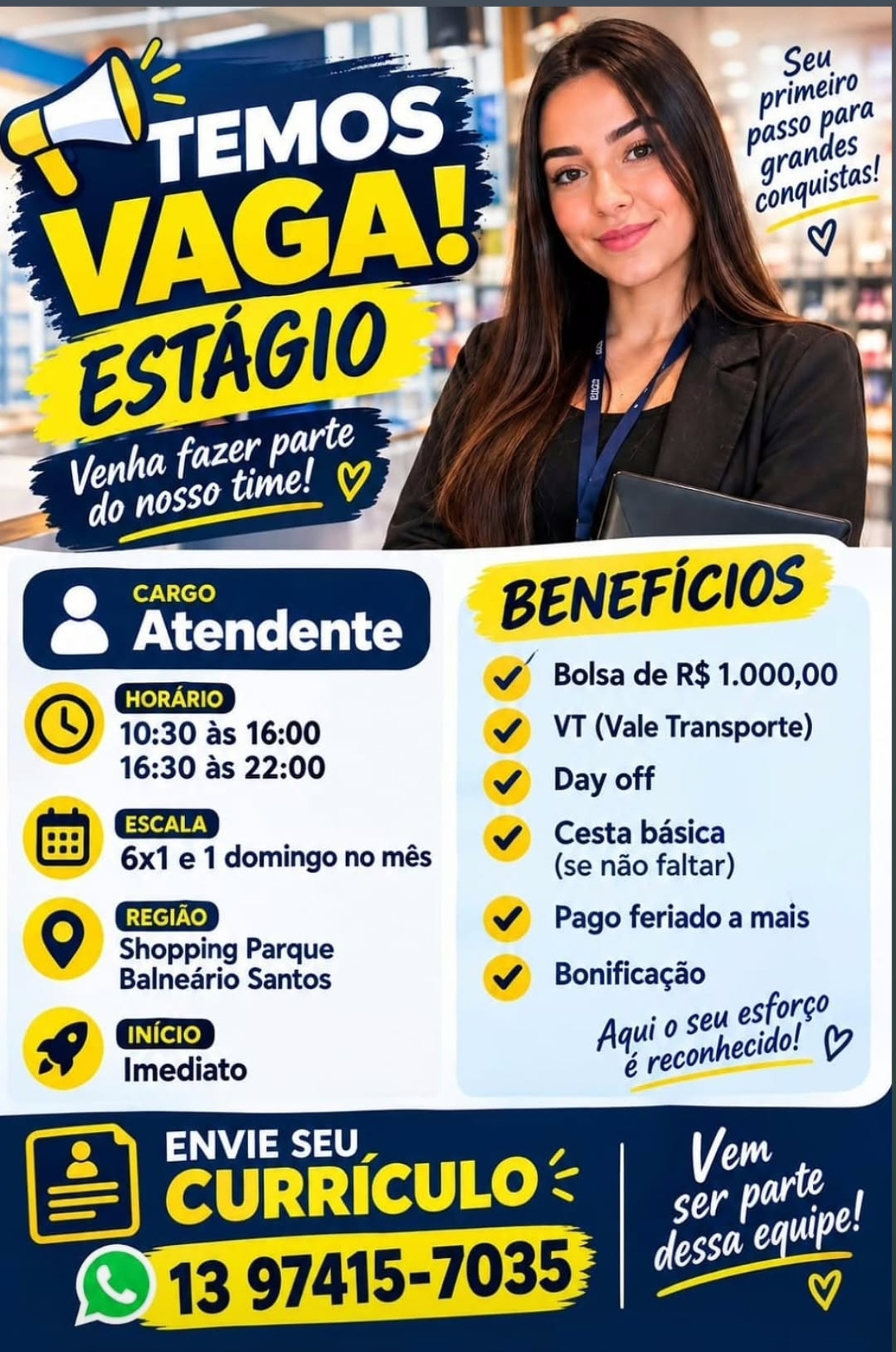 Vagas 29/10/2026 Baixada Santista