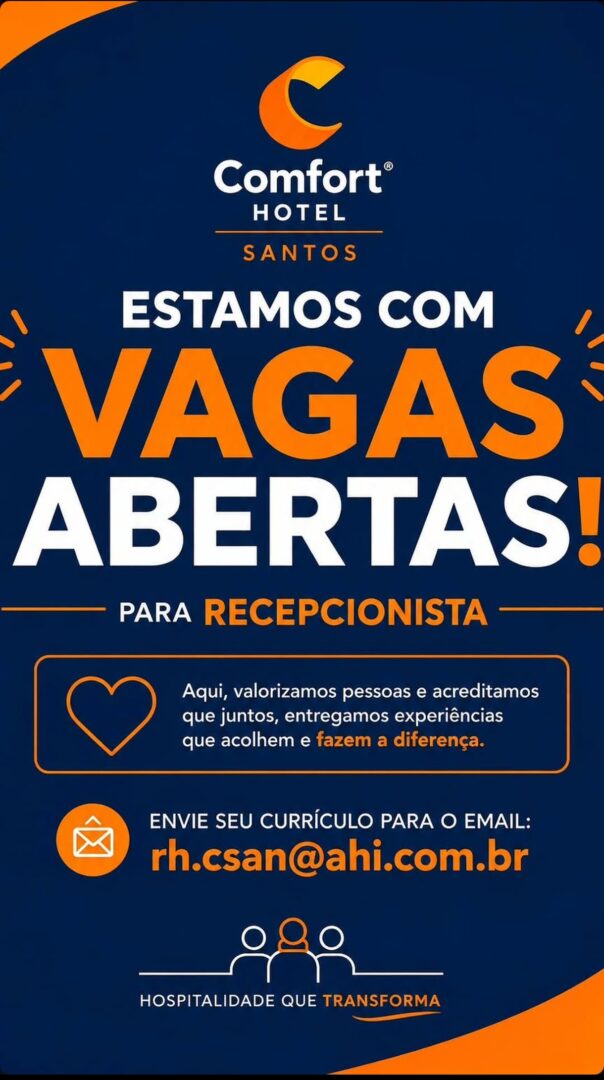 Vagas 29/10/2026 Baixada Santista