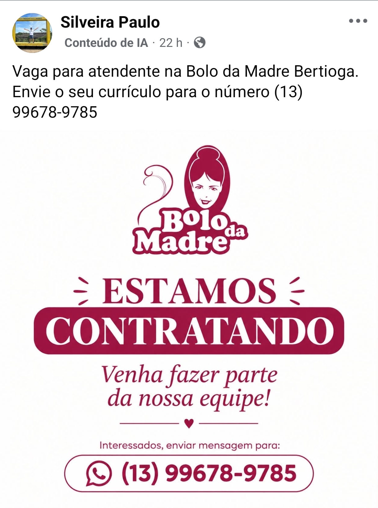 Vagas 30/10/2026 Baixada Santista